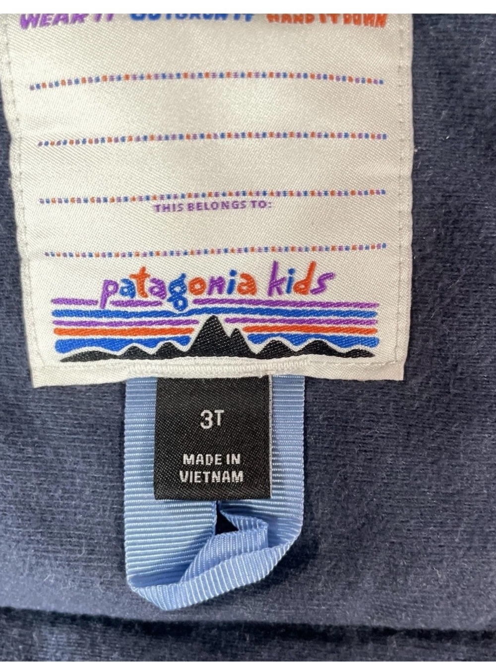 Patagonia blue insulted ski jacket size 3t boys - Picture 11 of 13
